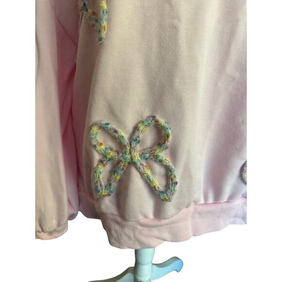 Women's Apple Boulevard Bow Pullover Size Small Like New - Picture 2 of 5